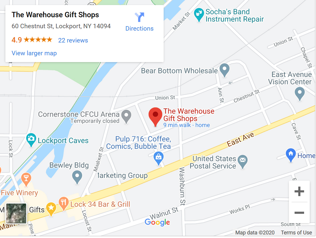 Location of The Warehouse